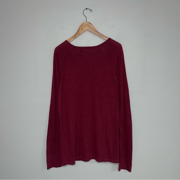 Harley-Davidson Long Sleeve‎ Shirt  Blouse Top Studded Rhinestone Red Women's 1W - Picture 5 of 7